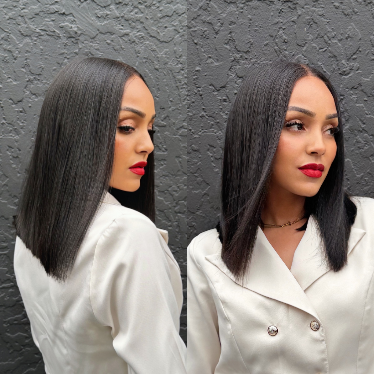 [morgantasneem]'s Special Link Vietnamese Hair Super Double Drawn Silky Straight Bob Wig Flexi-Fit Drawstring Cap 5x5 Closure Lace-01