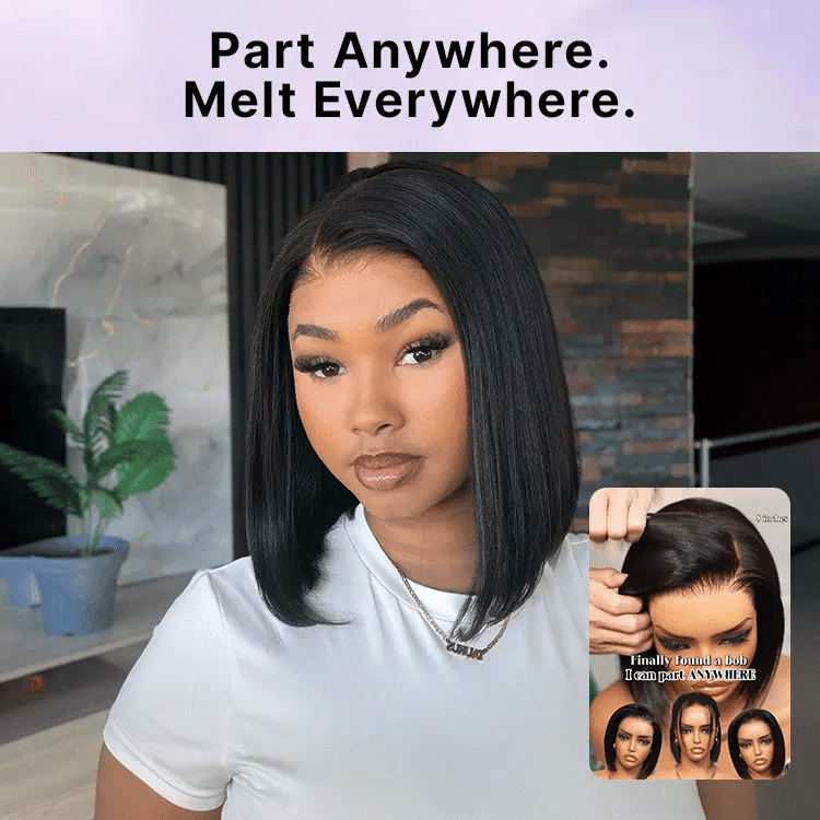 [_anele.kunene]'s Special Link NatureMAX™ Silky Blunt Cut Bob Glueless Ear-to-ear 13x4 HD Lace Front Wig Pre-Cut Lace Flexi-Fit Drawstring Cap-03