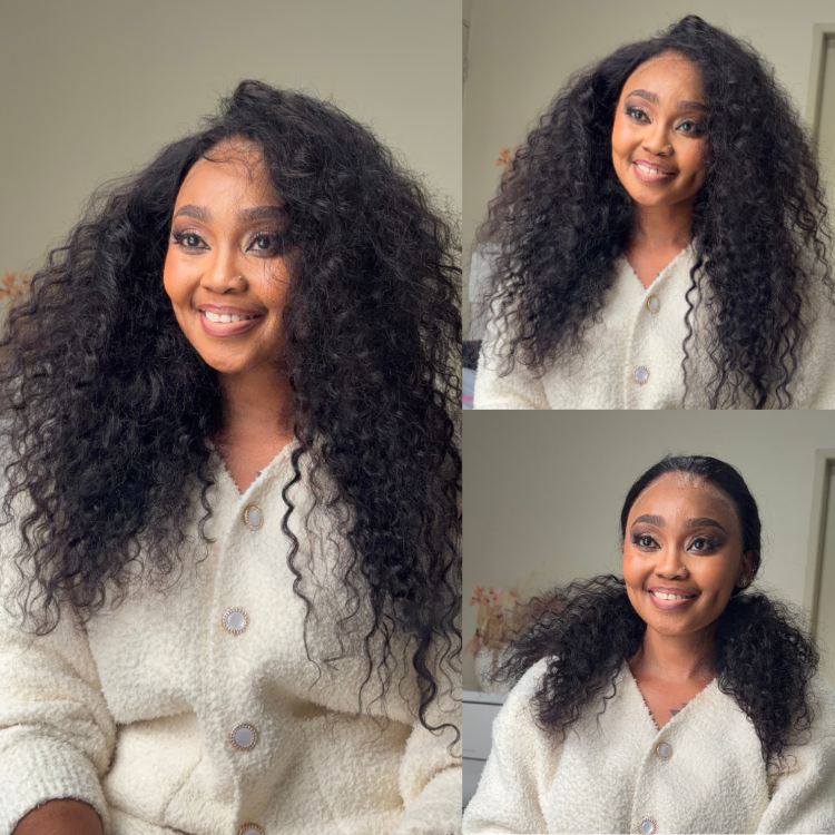 [mimo_mokgosi]'s Special Link PreMax Wigs | Flexi-Fit Invisi Drawstring Cap 360 Lace HD Lace Natural Black & Brown Highlights Water Wave Wig Pre-Cut Lace-01
