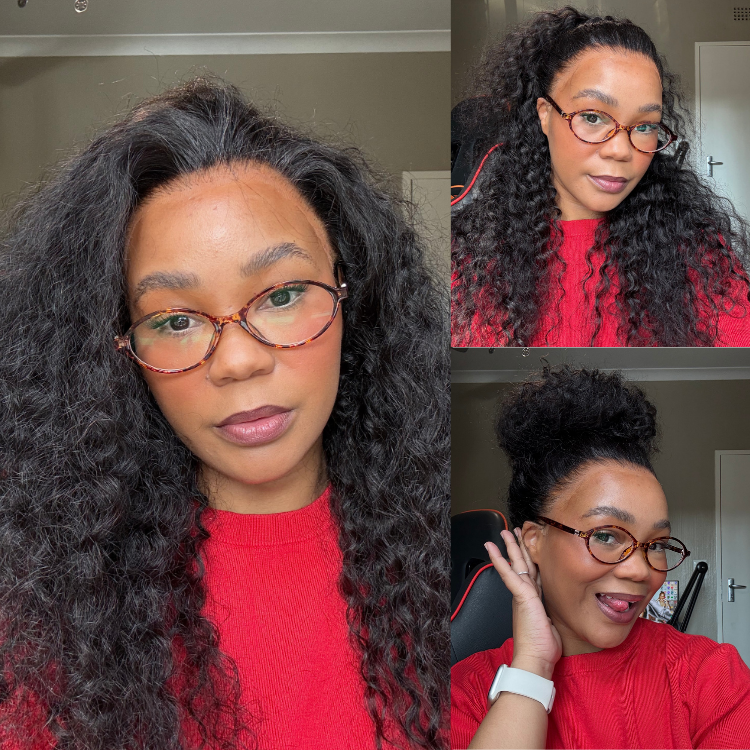 [yolanda.mpanza]'s Special Link PreMax Wigs | Flexi-Fit Invisi Drawstring Cap 360 Lace HD Lace Natural Black & Brown Highlights Water Wave Wig Pre-Cut Lace-01