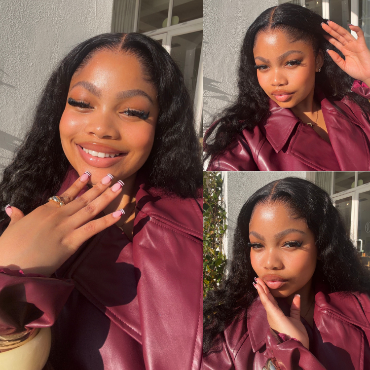 [_mee.mieee]'s Special Link Pre-do Lagos Hairline Flexi Fit Invisi Drawstring Cap 200% Density Water Wave Glueless 13x4 Frontal HD Lace Wig Pre-Cut Lace-01