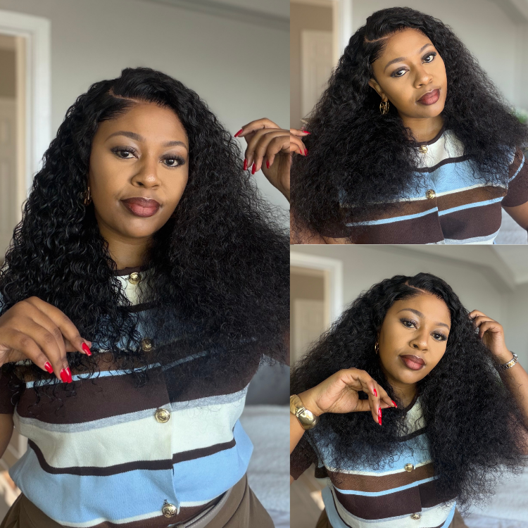 [zar_ntseto]'s Special Link Pre-do Lagos Hairline Flexi Fit Invisi Drawstring Cap 200% Density Water Wave Glueless 13x4 Frontal HD Lace Wig Pre-Cut Lace-15