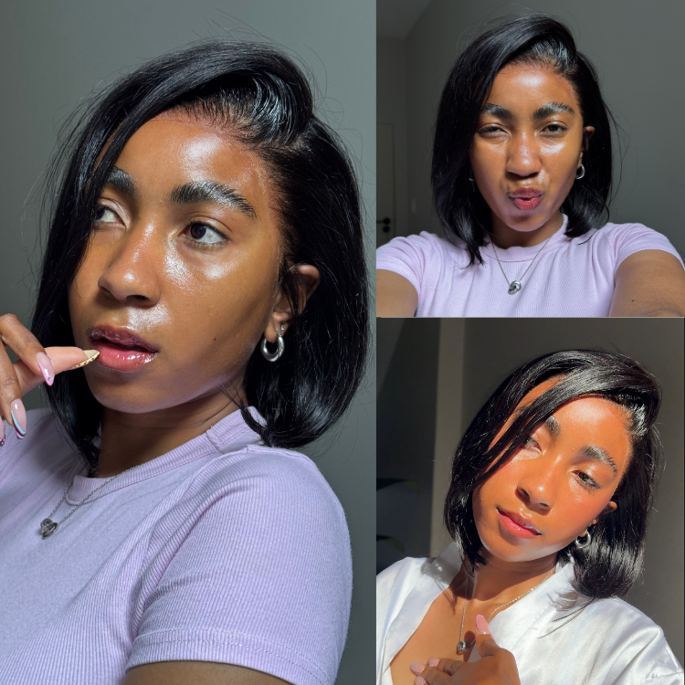 [s.ineva]'s Special Link NatureMAX™ Silky Blunt Cut Bob Glueless Ear-to-ear 13x4 HD Lace Front Wig Pre-Cut Lace Flexi-Fit Drawstring Cap-01