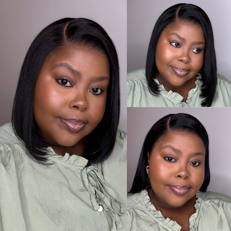 [nokuzolabkhesi]'s Special Link NatureMAX™ Silky Blunt Cut Bob Glueless Ear-to-ear 13x4 HD Lace Front Wig Pre-Cut Lace Flexi-Fit Drawstring Cap-01