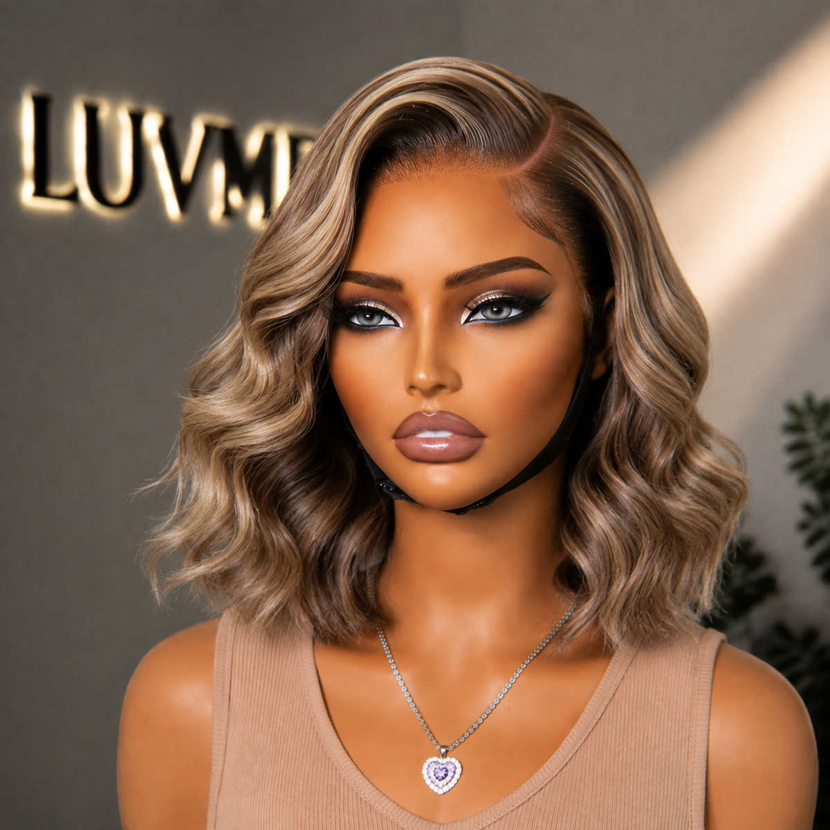 Worth | Ash Blonde Highlights Loose Wave Minimalist Lace Wig-01
