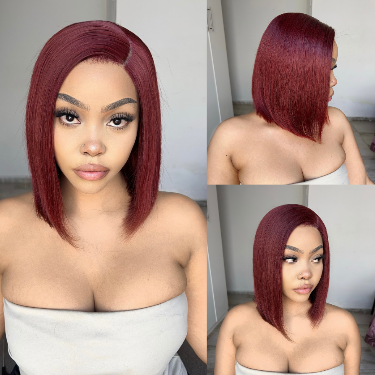 [andi_semhle]'s Special Link PreMax Wigs - Ready to Go 180% Density Burgundy Glueless Minimalist HD Lace Short Bob Wig Pre-Cut Lace-01