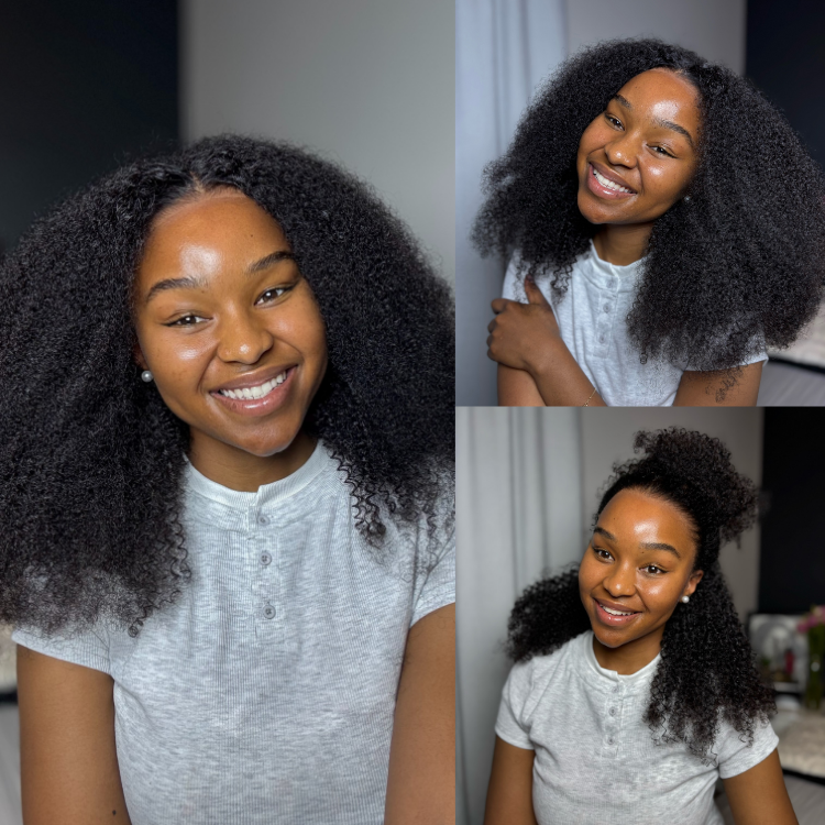 [ytryn_mokone]'s Special Link VolumeMAX™ 250% Density Flexi Fit Invisi Drawstring Cap Glueless 13X4 Frontal Lace HD Lace Kinky Curly Wig-01