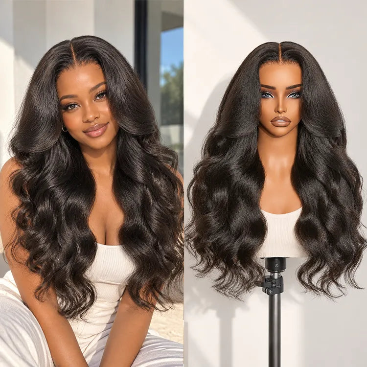Luvme All-Day Comfort™ Wig 180% Density Kinky Body Wave PartingMax Glueless 7x6 Closure HD Lace Wig Pre-Cut Lace-02