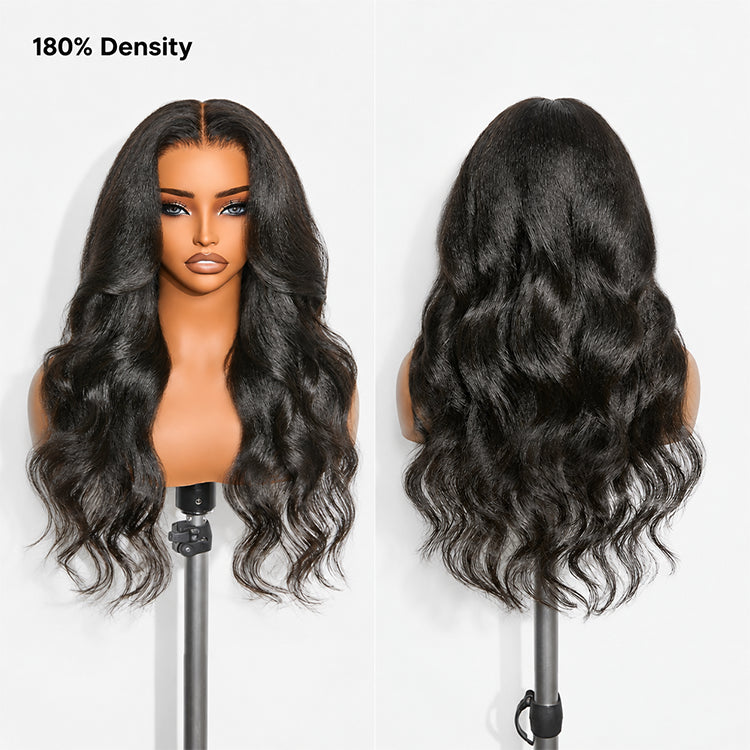 Luvme All-Day Comfort™ Wig 180% Density Kinky Body Wave PartingMax Glueless 7x6 Closure HD Lace Wig Pre-Cut Lace-13