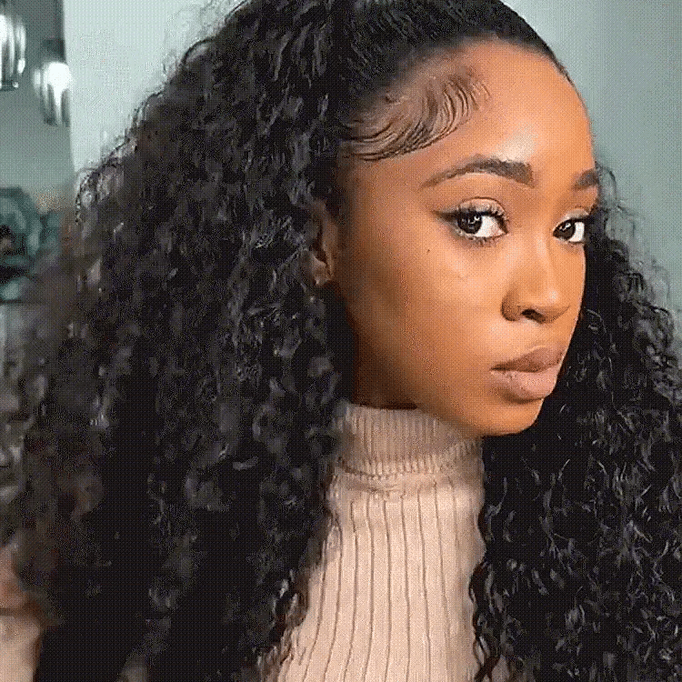VolumeMAX™ 250% Density Fluffy & Full Water Wave Glueless Half Wig Flexi-Fit Drawstring-03