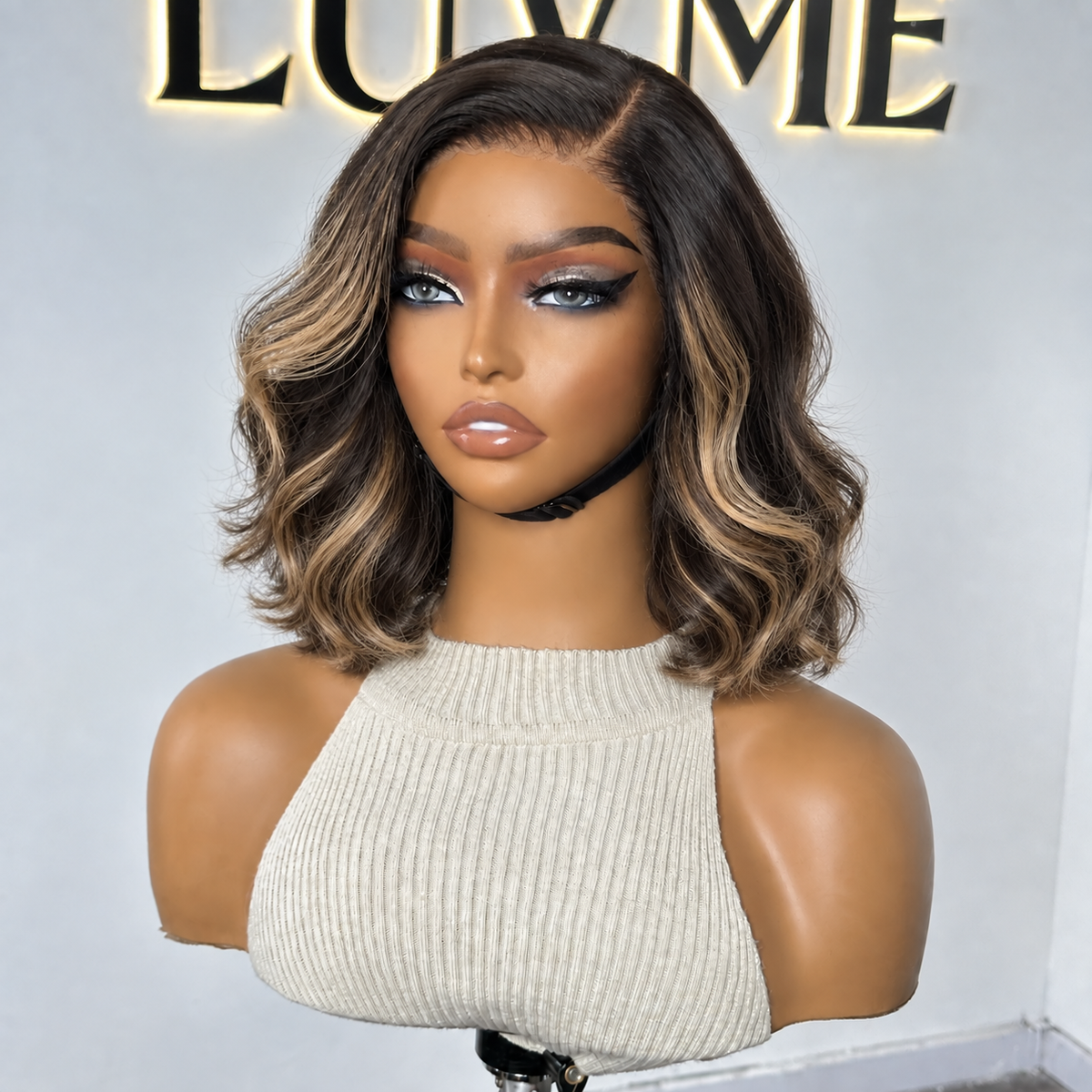 OUTLET | Highlight Color Loose Wave Glueless HD Minimalist Lace Wig SA ONLY-03