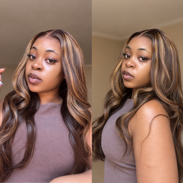 [_innocentiam_]'s Special Link PreMax Wigs - Flexi-Fit Silky Straight Invisi Drawstring Cap Honey Blonde Highlight Glueless 13x4 Frontal Lace Human Hair Wig Pre-Cut Lace-01