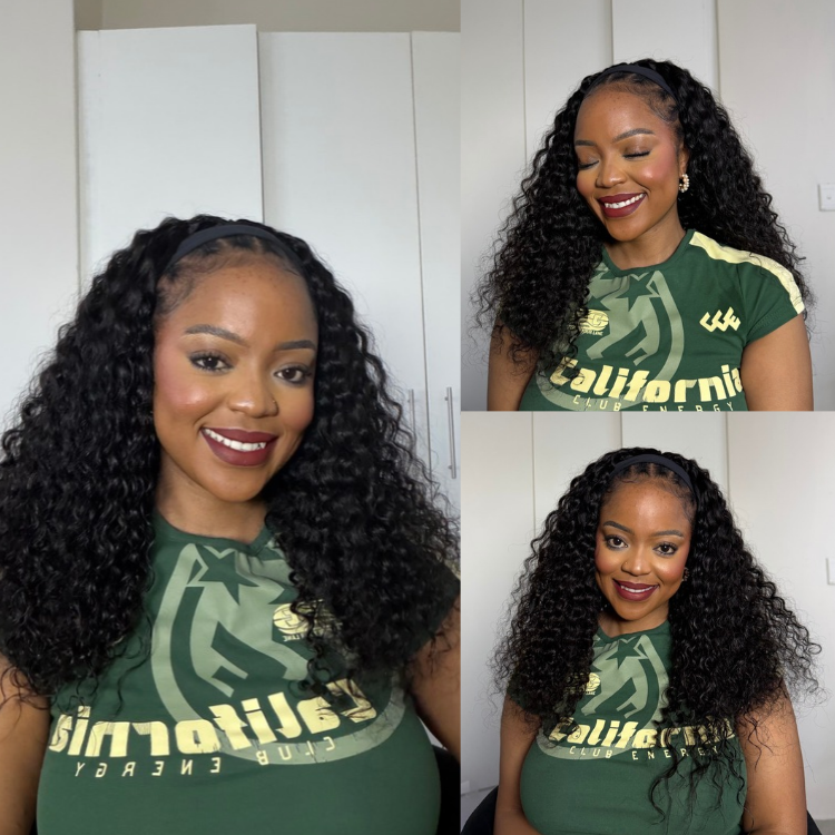 [boits_diale]'s Special Link Beginner Friendly Water-Wave Wet and Wavy Headband Wig with Integrated Cooling Silk Headband, Effortless Wet-to-Dry Transformation (Get 2 Free Headbands)-01