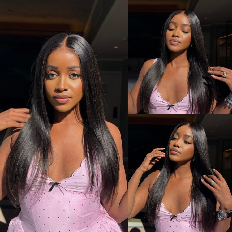 [eleighsa]'s Special Link PreMax Wigs - Flexi-Fit Silky Straight Invisi Drawstring Cap & HD Lace & Regular Lace Glueless 13x4 Frontal Lace Human Hair Wig Pre-Cut Lace-01