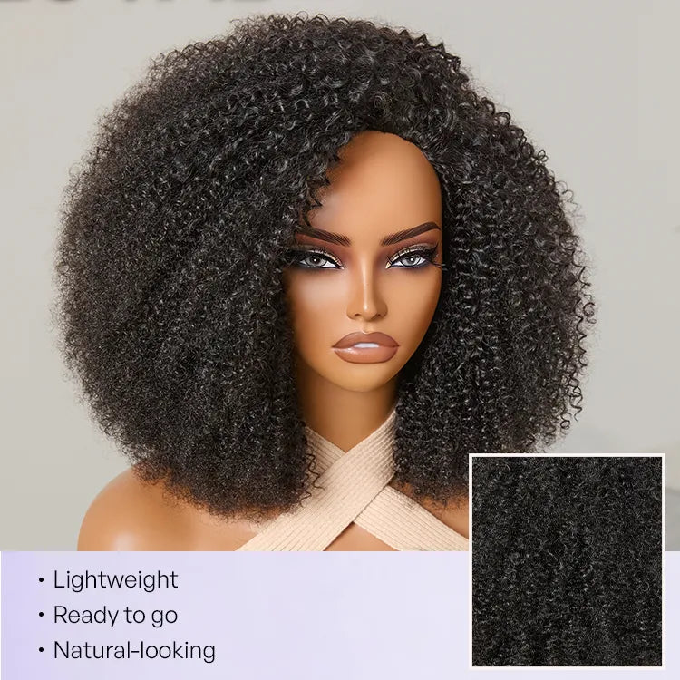 [keneilwe.__]'s Special Link VolumeMAX™ 300% Density 3-In-1 Half Wig Fluffy & Full Kinky Coils Glueless Flexi-Fit Drawstring-05