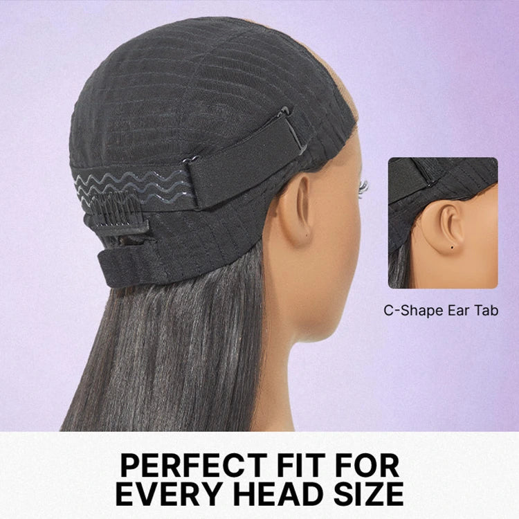 PreMax Wigs | ReadytoGo 4x4 Closure Regular Lace & 5x5 Closure HD Lace Blunt Cut Bob Wig Bone Straight-19