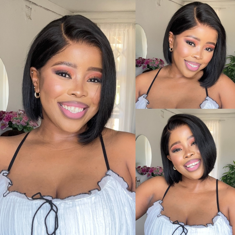 [bella_nkambule]'s Special Link 180% Density Sleek Short Bob Minimalist HD Lace Wig Pre-cut Lace All-Day Comfort Cap 8 inches-01