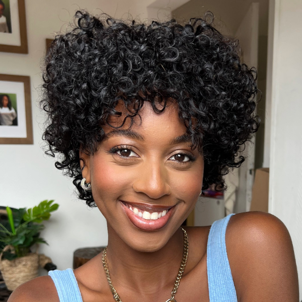 Luvme Hair Throw On & Go | Ultra Natural Lightweight Bouncy Wig with Bangs 100% Human Hair-03