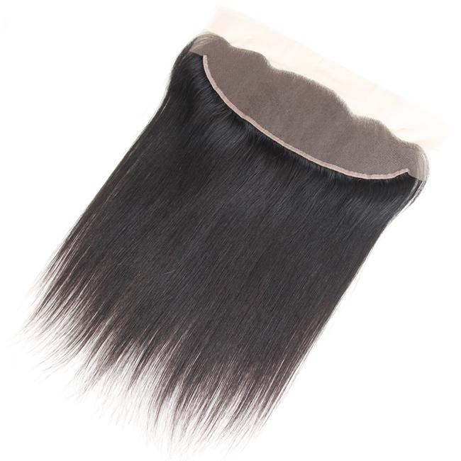 1pc Silky Straight 13x4 Lace Frontal 100% Human Hair