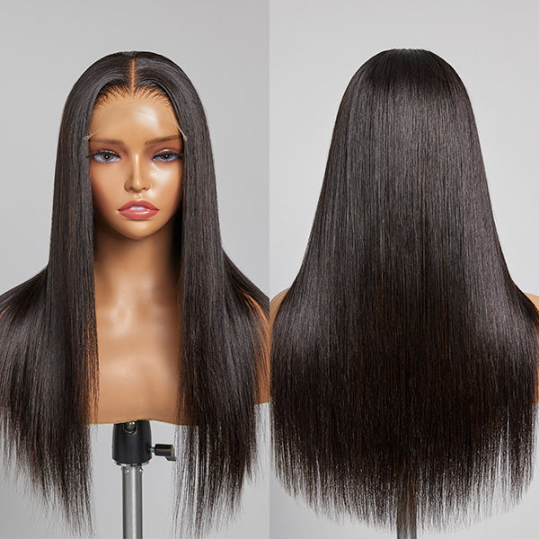 Worth | LUVME Straight Undetectable Glueless 7x6 Closure Lace HD Lace Wig-04