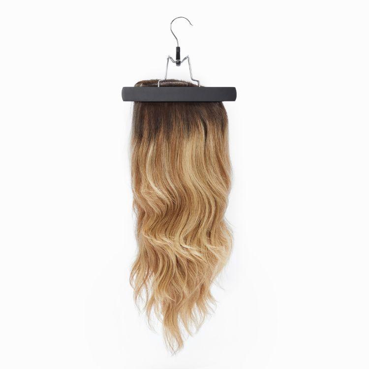 1PCS Portable Hair Extension Storage Wig Bags with Anti-slip Wooden Hanger & Transparent Zip Up Closure-04