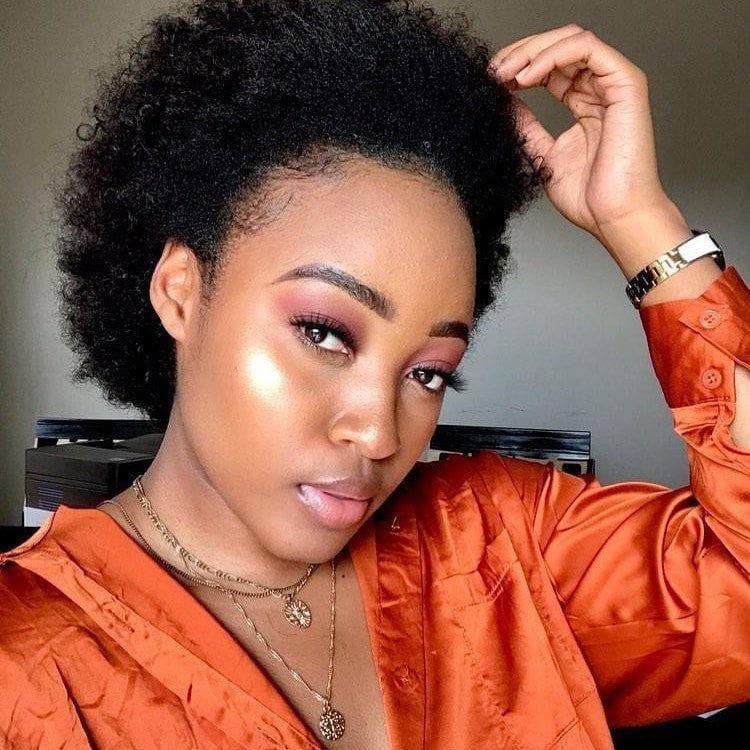 Flash Sale | Natural Afro Glueless Wig Human Hair Wig-01