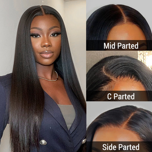 Worth | LUVME Straight Undetectable Glueless 7x6 Closure Lace HD Lace Wig-03