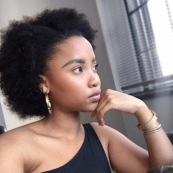 Flash Sale | Natural Afro Kinky Glueless Wig Human Hair Wig-02