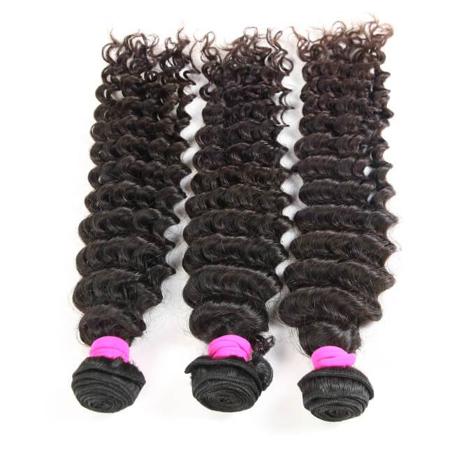 3pcs Deep Wave 100% Virgin Human Hair Curly Bundles-09