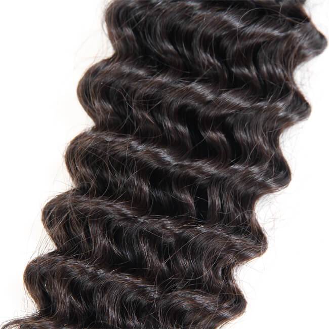 3pcs Deep Wave 100% Virgin Human Hair Curly Bundles-10