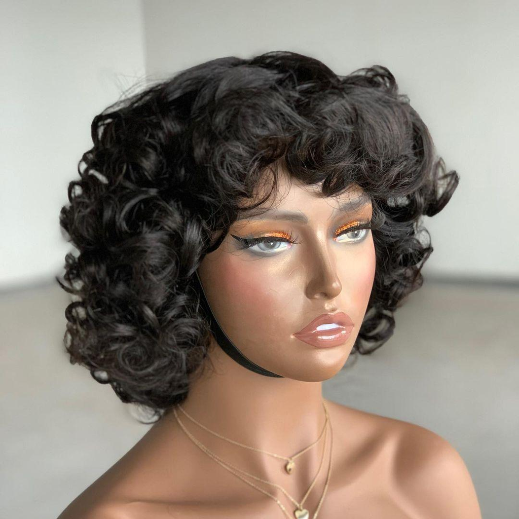 Worth | Flower Curl Full Bang Wig 10 inches