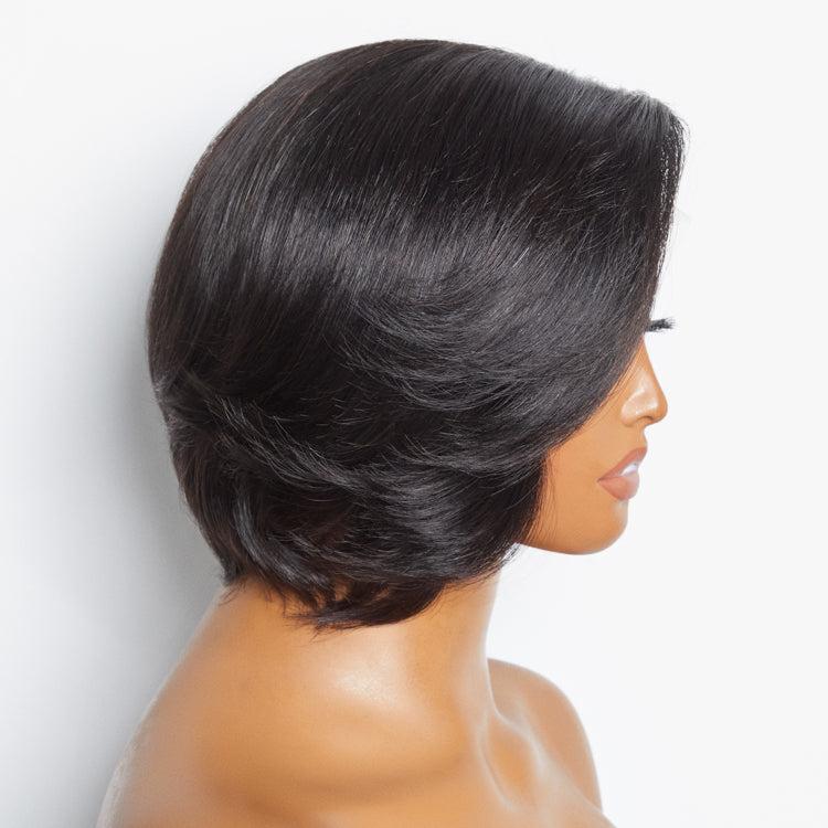 Worth | Mature Boss Pixie Cut with Swept Bangs Glueless Minimalist HD Lace Bob Wig-05