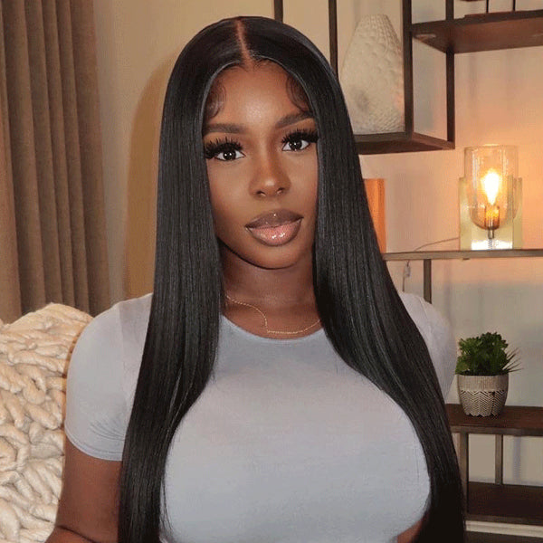 Worth | Silky Straight 5x5 Undetectable Invisible Lace Glueless Closure Lace Wig | Real HD Lace-02