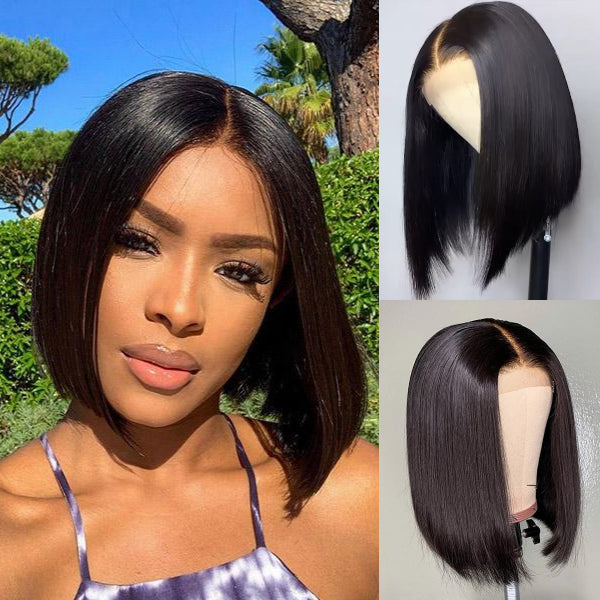 Worth I 2x6 Closure Lace Bob Wig 100% Human Hair-04