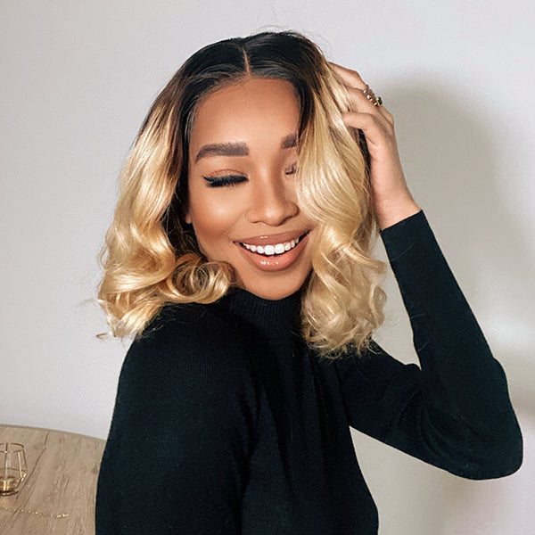 Worth | Perfect Ombre Blonde Glueless Closure Lace Wig-01