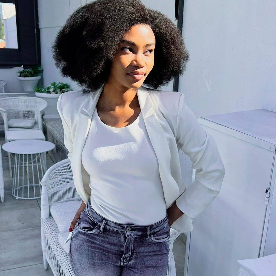 Natural Black Afro Kinky HD Lace Glueless Wig Side Part-03