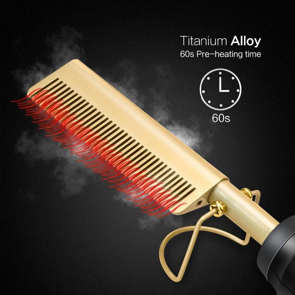 One More Add-on-Big Deal-Hot Comb-Refresh Your Hair New Again （SA ONLY）