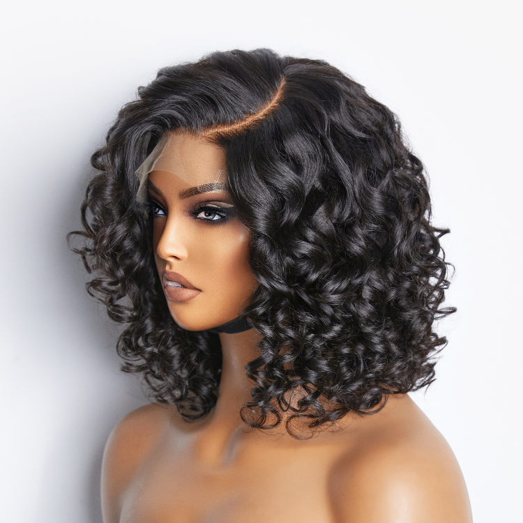 ReadytoGo Mature Bouncy Side Part Loose Wave Glueless Minimalist HD Lace Wig
