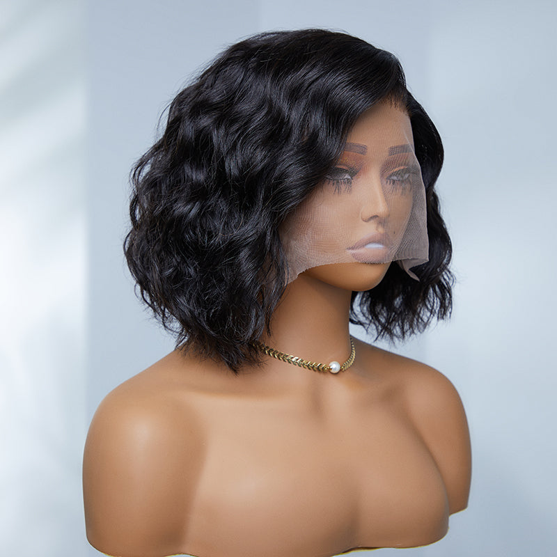 ReadytoGo Straight Glueless 4x4 Closure Lace Wig Middle Part