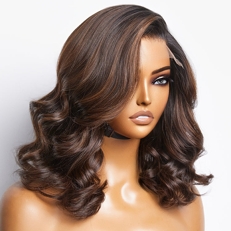 ReadytoGo Ombre Brown Loose Wave Minimalist HD Lace Glueless Wig