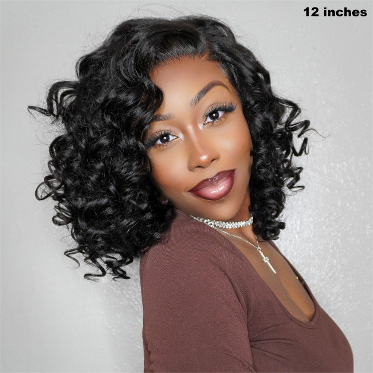 ReadytoGo Mature Bouncy Side Part Loose Wave Glueless Minimalist HD Lace Wig