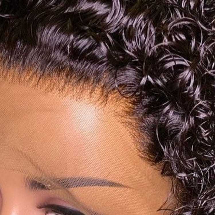 Popular Bouncy Curly Glueless 13x1 Lace Wig