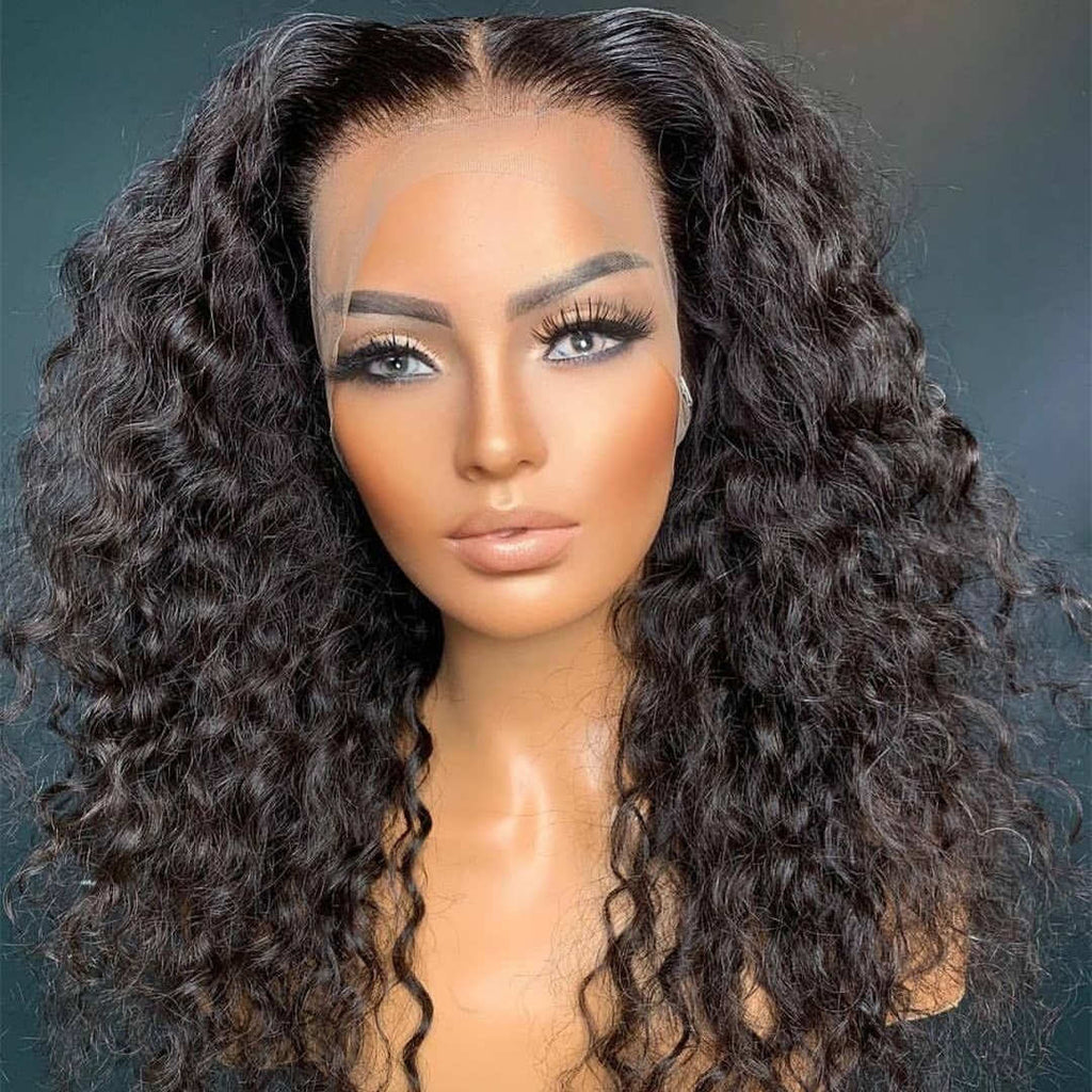 Flash Sale |Deep Wave 13x4 Frontal Lace Wig | PrePlucked+KnotsBleached