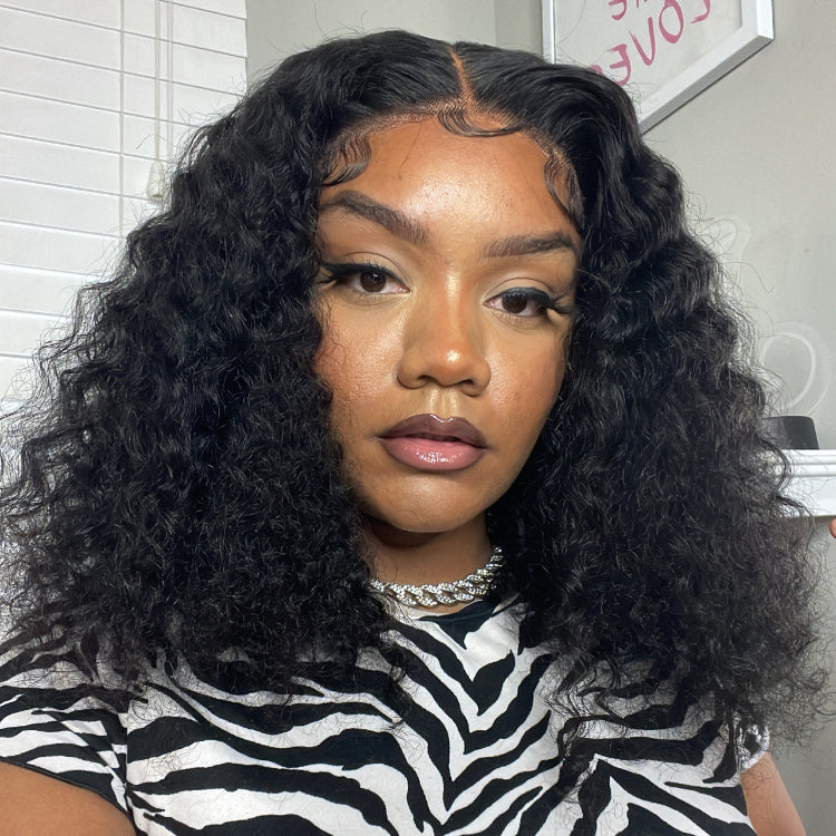 Worth | Natural Black Deep Wave Wigs