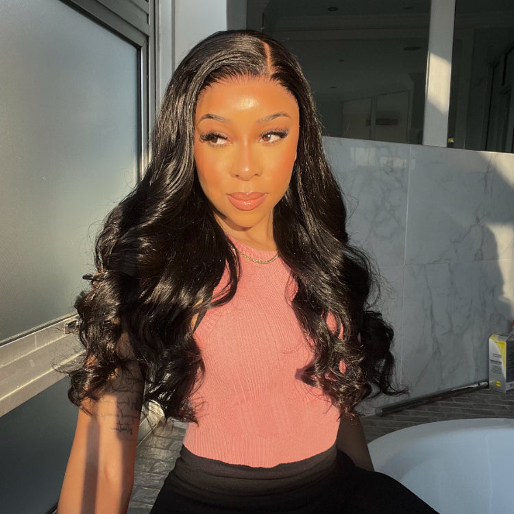 Worth | Natural Black Body Wave Wigs