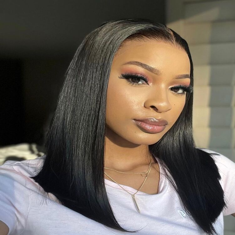 Worth |Natural Black Straight Wigs