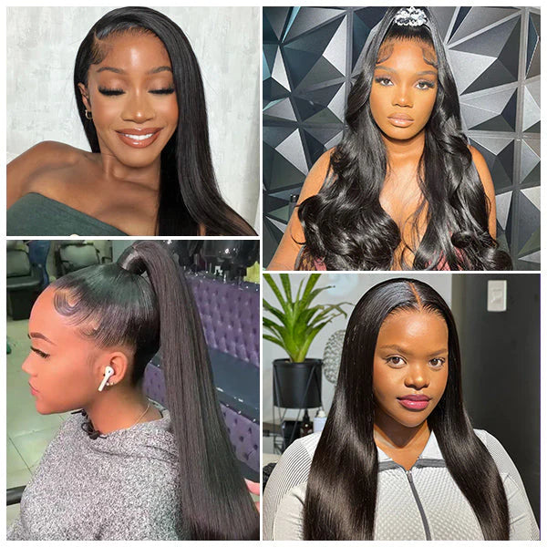 Worth |Natural Black Straight Wigs