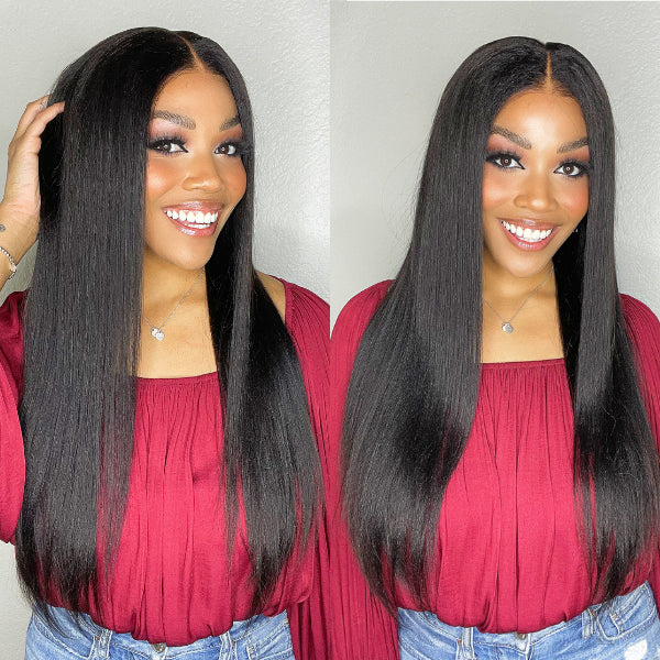 Worth |Natural Black Straight Wigs