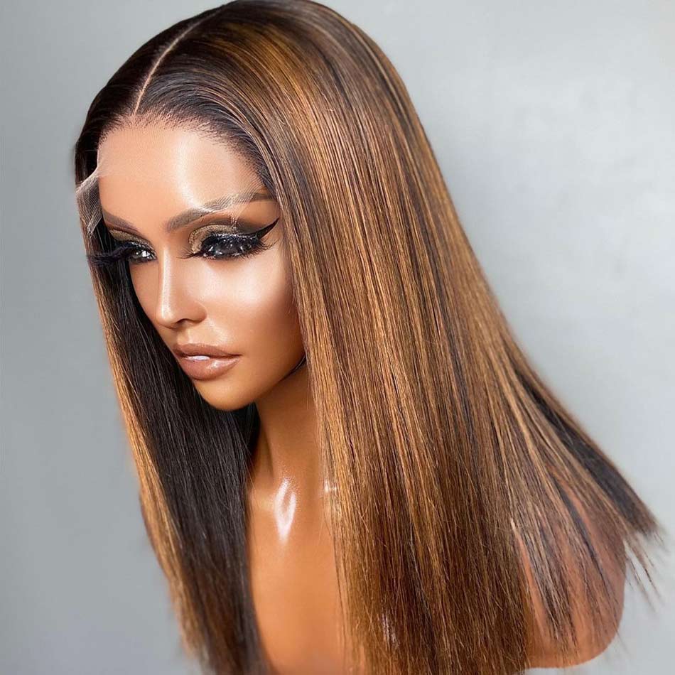 Undetectable Invisible Highlight Straight Glueless 5x5 Closure Lace Wig | REAL HD LACE