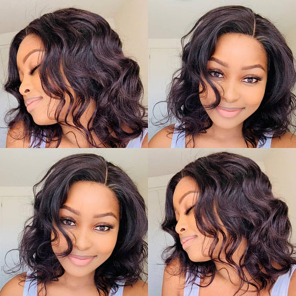 ReadytoGo New Launch Glueless Bob 10 inches Frontal T Part Lace Wig Mi –  Luvmehair South Africa